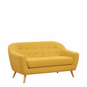 Divano tre posti in tessuto