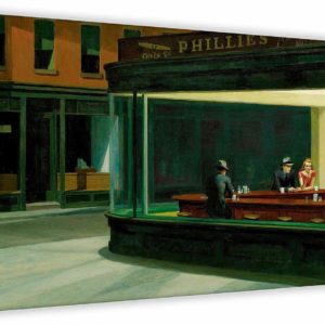 Edward Hopper, Nighthawks, stampa su tela