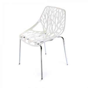 Sedia in policarbonato colore bianco