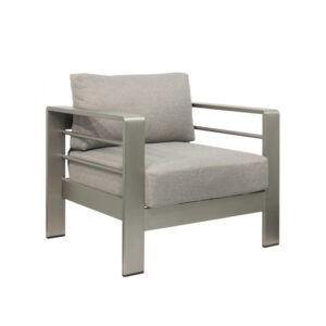 Poltrona in alluminio