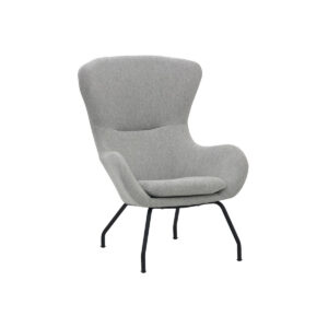 Poltrona in metallo e tessuto