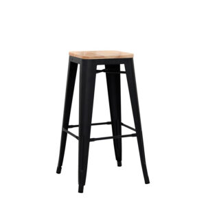 Sgabello alto in metallo