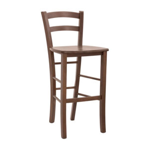 Sgabello alto in legno