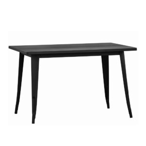 Tavolo rettangolare in metallo