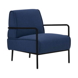 Poltrona in tessuto o ecopelle