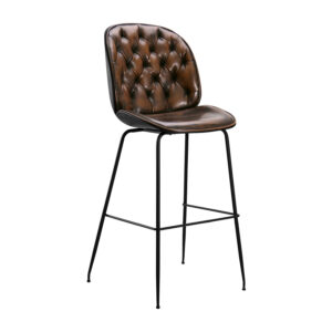 Sgabello vintage capitonnè