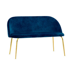 Divanetto due posti in velluto