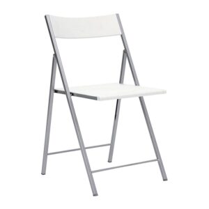 Sedia pieghevole in metallo e polipropilene