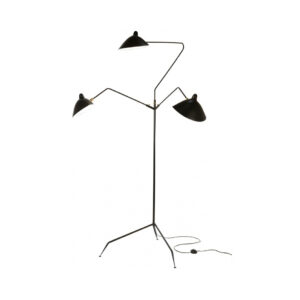 Lampada da terra Serge Mouille a tre bracci