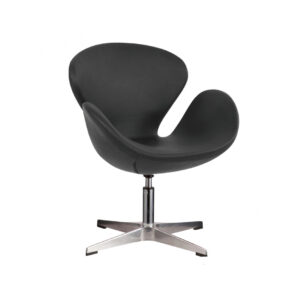 Poltrona girevole in similpelle Jacobsen