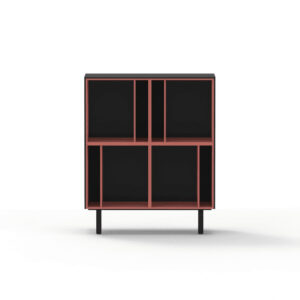 Bralco - Credenza con quattro vani a giorno
